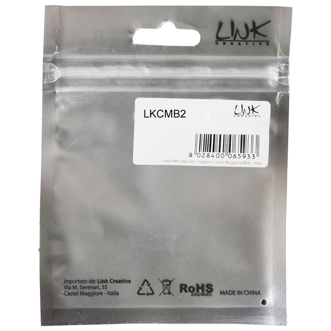 Link cavo micro usb 2.0 Bianco mt 2 in rame per ricarica veloce e scambio dati
