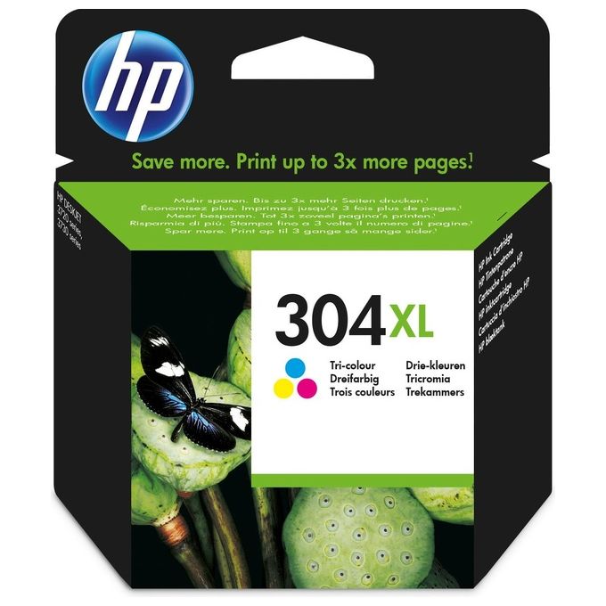 HP, Cartuccia Inchiostro Tricromia Originale 304XL, 7 ml