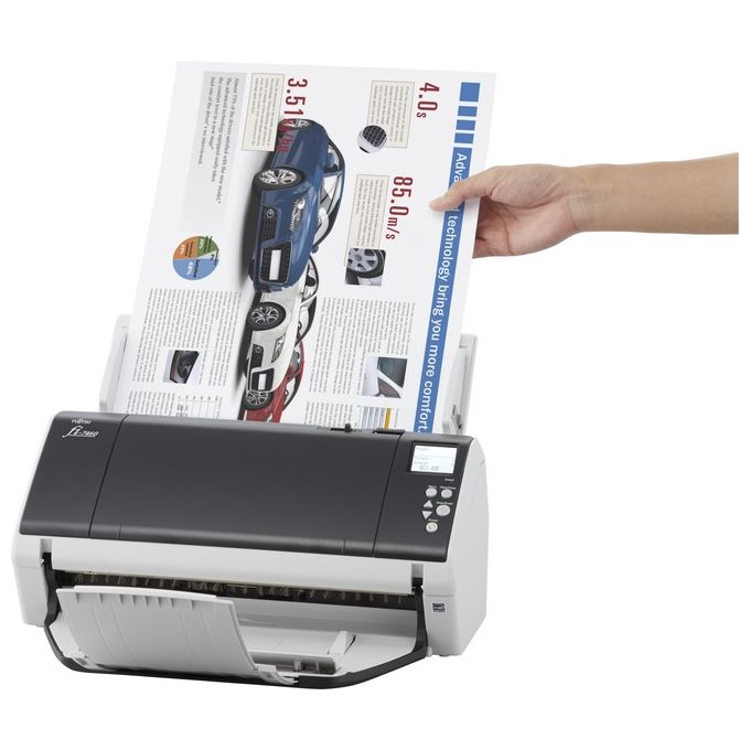 Fujitsu FI-7480 ADF 600x600Dpi A3 Grigio-Bianco