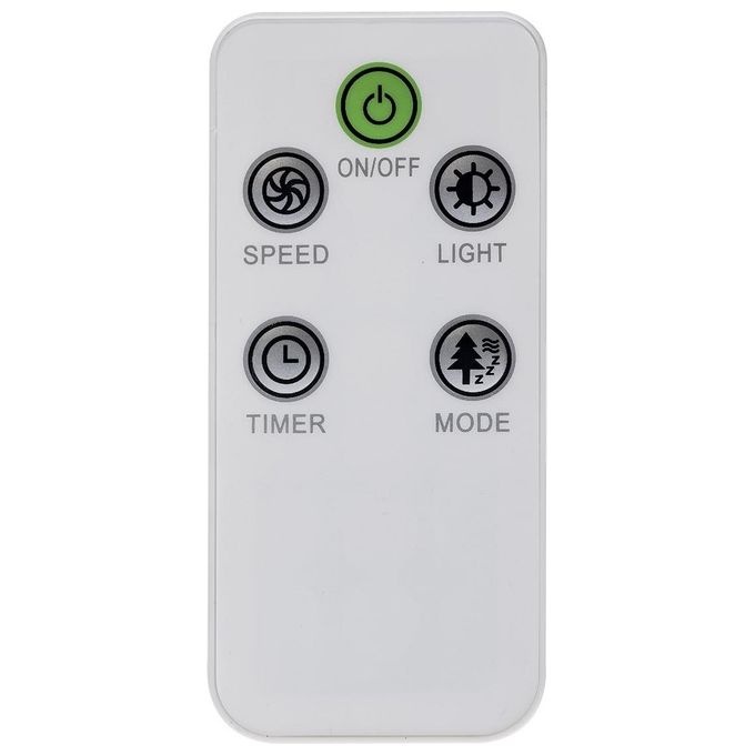 Bimar VP43T Ventilatore a Piantana Elettronico 40 cm 5 Pale 40W Telecomando Timer Oscillazione Automatica colore Bianco