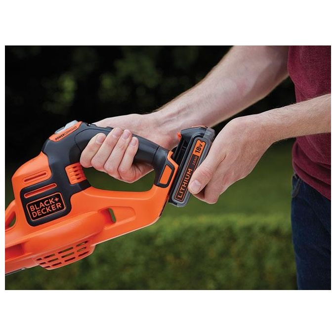 Black+Decker Soffiatore Elettrico a Batteria Litio 18v con Tecnologia Power Command