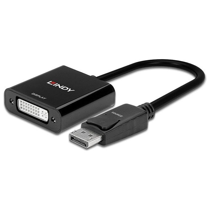 Lindy Adattatore Displayport a Dvi-D Nero