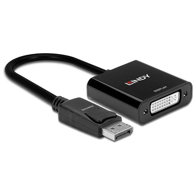 Lindy Adattatore Displayport a Dvi-D Nero