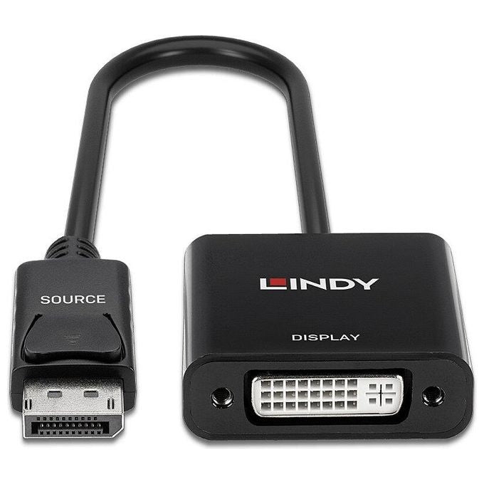 Lindy Adattatore Displayport a Dvi-D Nero