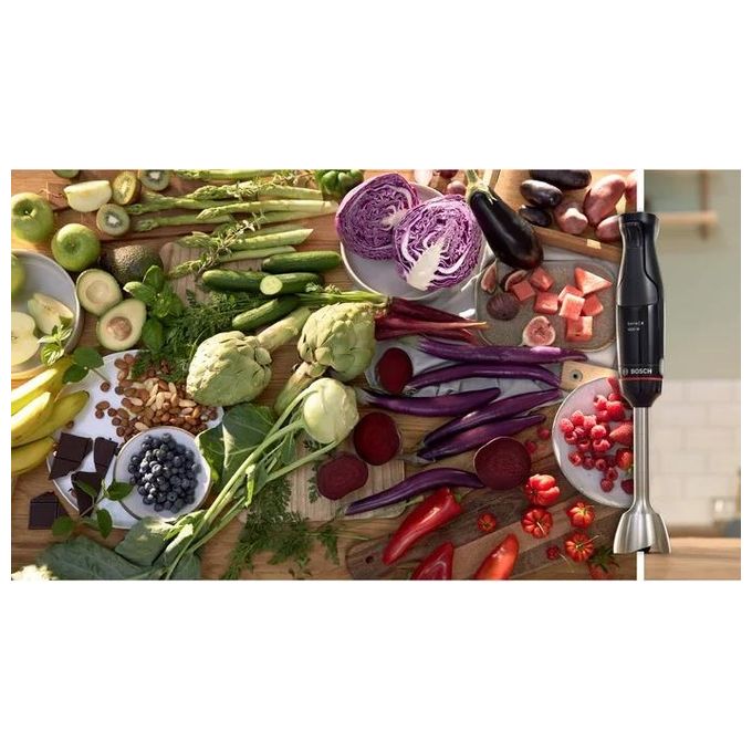 Bosch MSM4B6V2 Serie 4 Frullatore a immersione 1000 W con Bicchiere Graduato colore Nero Antracite