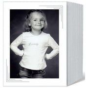 Daiber 20113 Passepartout Infinito Multifoto 125 Pezzi Materiale Chromolux Formato 13x18 cm Orientamento Ritratto colore Bianco