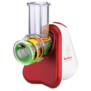 Moulinex DJ753510 Fresh Express Tritatutto Elettrico Multifunzione 200W Bianco-Rosso