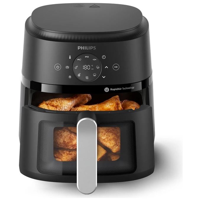 Philips NA221-00 Friggitrice ad aria 4.2 L 1500 W 13 programmi Display Touch colore Nero Argento