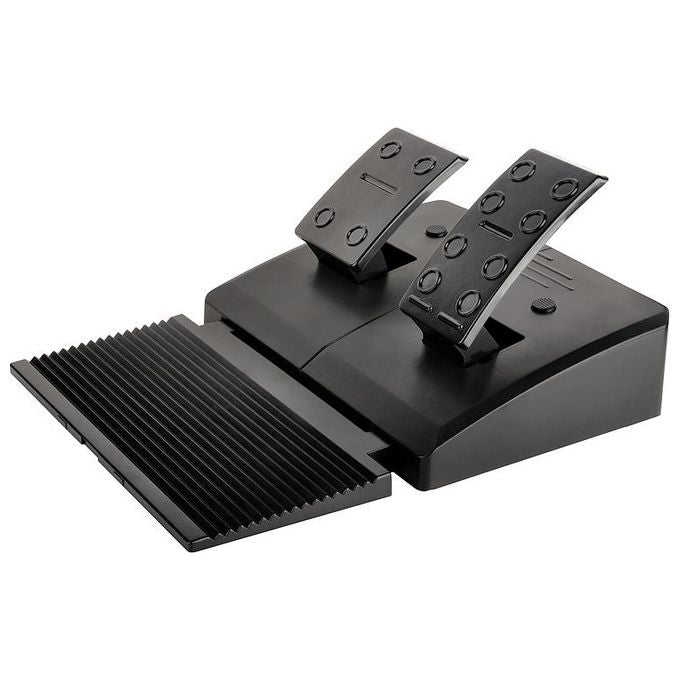 SPEEDLINK SL-6695-BKOR-01 DRIFT O.Z. Volante da Corsa con Pedali PC USB Analogico Digitale 12 Pulsanti Vibrazione Regolabile colore Nero Grigio Arancione