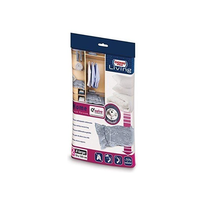 Domopack Living 2 Sacchetti Sottovuoto XL 70x105 Cm