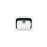 Apell TOG571IBC Serie Torino Lavello da incasso 1 vasca rettangolare 57x51 cm acciaio inox spazzolato colore Acciaio inox