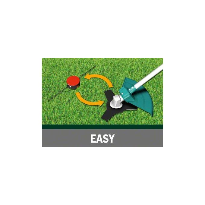 Bosch 06008A9000 AFS 23-37 Decespugliatore elettrico 1000 W cambio rapido tra filo e lama colore Alluminio Nero Verde