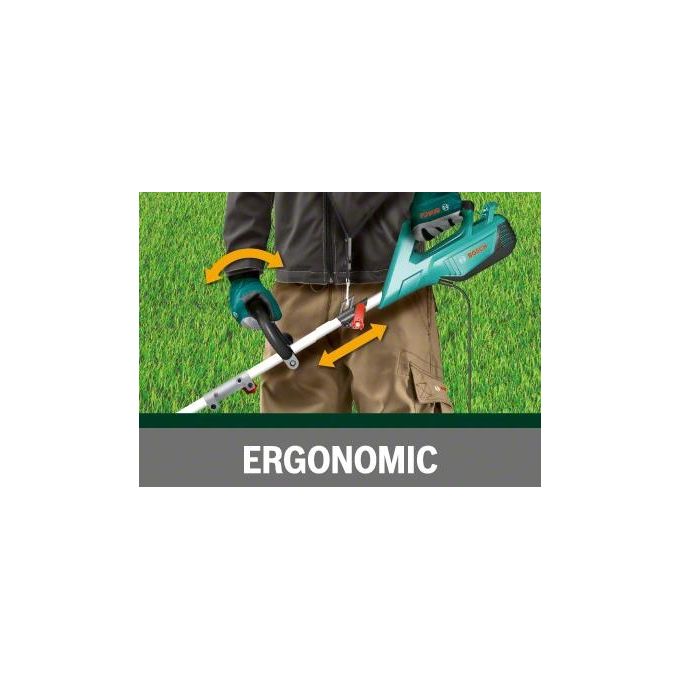 Bosch 06008A9000 AFS 23-37 Decespugliatore elettrico 1000 W cambio rapido tra filo e lama colore Alluminio Nero Verde