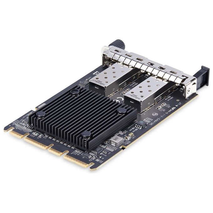 StarTech.com O1210I-NETWORK-CARD Scheda di rete server OCP 3.0 SFP+ a 2 porte con chipset Intel X710-BM2 velocita' 10 Gbps interfaccia Fibra colore Nero