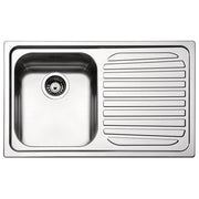 Apell VE791ILBC Serie Venezia Lavello da Incasso 79x50cm 1 Vasca a Destra Gocciolatoio Sinistro Acciaio Inossidabile