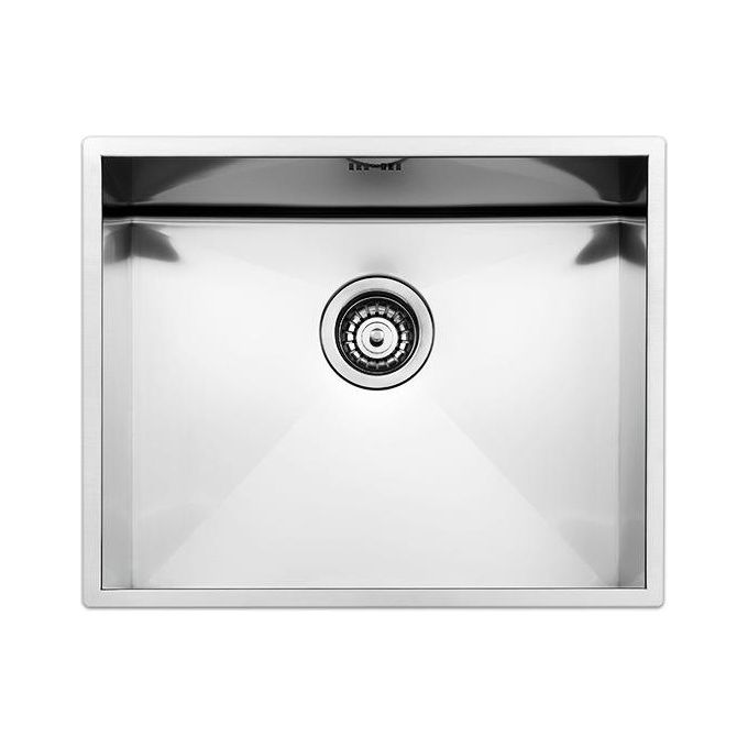 Apell FEQ50USC Ferrara Zero Lavello sottopiano 1 vasca quadrato acciaio inox satinato con disegno a diamante colore Acciaio inox satinato