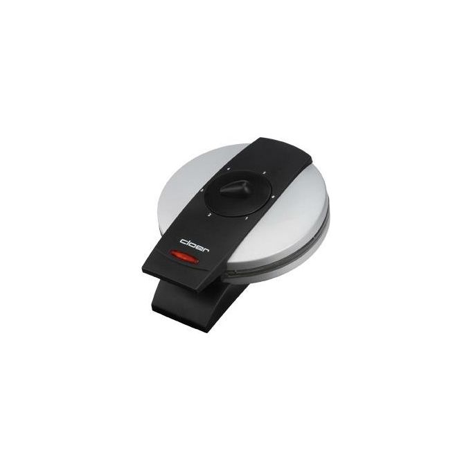 Cloer 1629 Piastra per Waffle 5 Waffle Forma Cuore Rivestimento Antiaderente Regolazione Doratura 930 W colore Nero Metallico