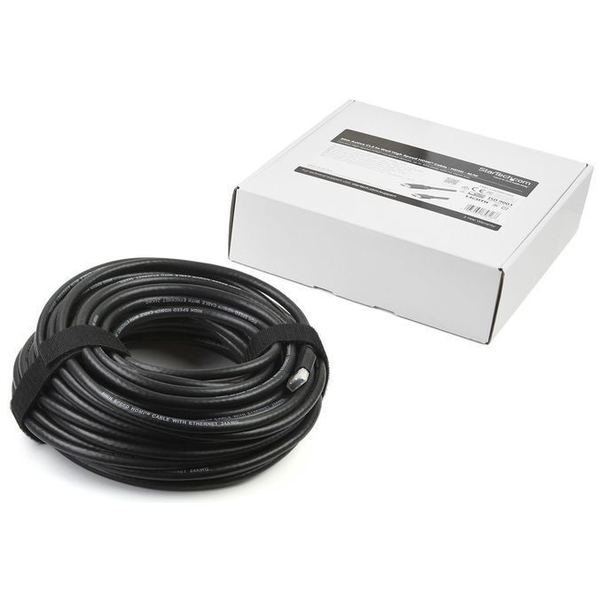 Startech.com Cavo attivo HDMI ad alta velocita' certificato CL2 da parete M-M da 30m