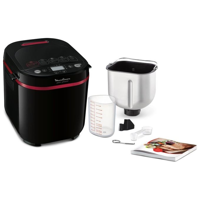 Moulinex OW2208 Pain Plaisir Macchina del Pane Capacita' 1 kg 17 Programmi 650W Nero