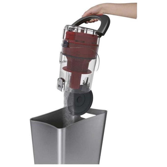 Hoover XP81_XP15011 Aspirapolvere a Traino senza Sacco Tecnologia Multiciclonica Potenza 800 W Capacita' 1,5 Litri Nero-Rosso-Silver