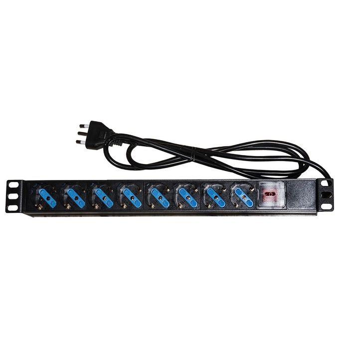 LINK LKSCA163 Armadio Alloggiamento 16 Notebook o Tablet con 2 Multiprese 16 Porte USB 5 Volt 3,4A e 8 Prese 220 Volt Universali Ita-Schuko colore Nero