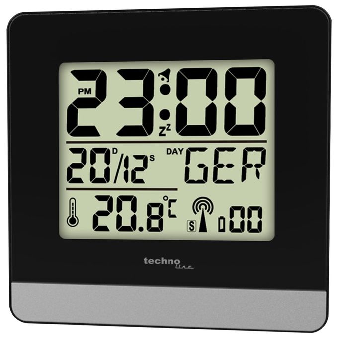 Technoline WT 260 Sveglia Nero-Argento