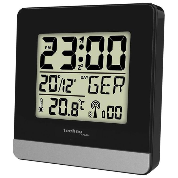 Technoline WT 260 Sveglia Nero-Argento