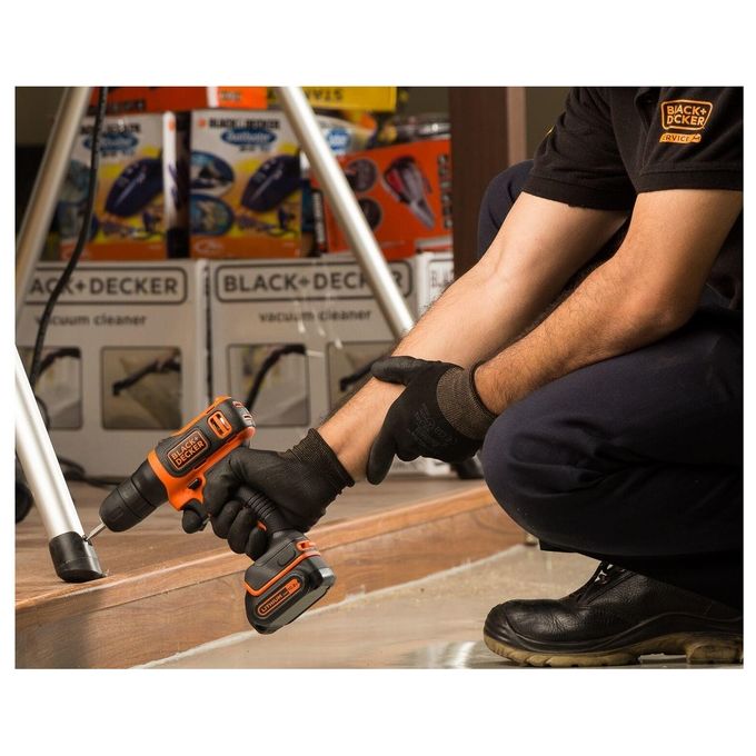 Black+Decker Trapano-Avvitatore Compatto Facile e Veloce 10.8V Litio 1.5 Ah