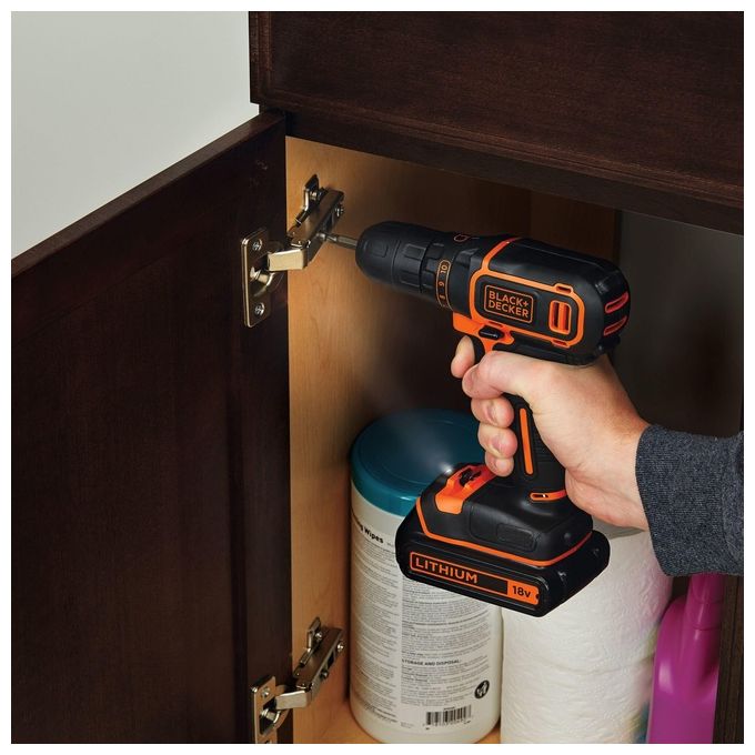 Black+Decker BDCDC18KB-QW Blackdecker Trapano Avvitatore