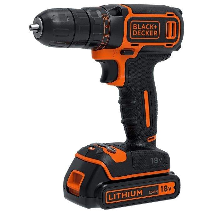 Black+Decker BDCDC18KB-QW Blackdecker Trapano Avvitatore