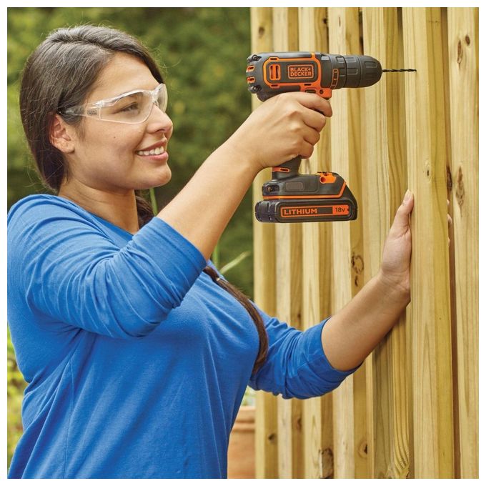Black+Decker BDCDC18KB-QW Blackdecker Trapano Avvitatore