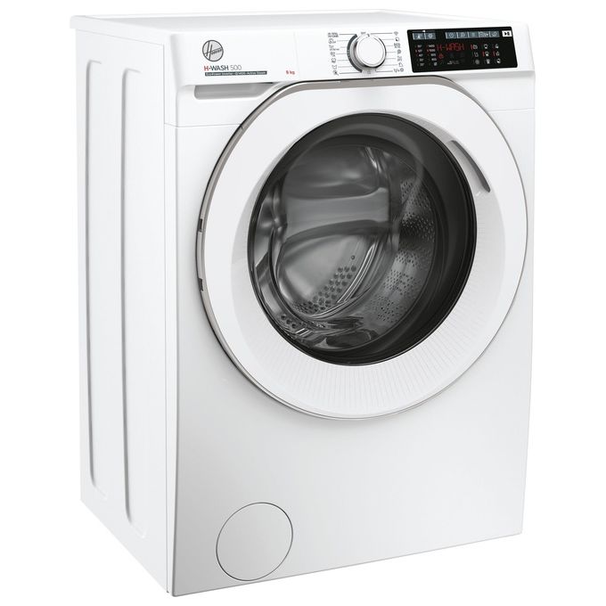 Hoover HW 48AMC-1-S H-Wash 500 Lavatrice Carica Frontale Power Care System Cicli Care Wi-Fi + Bluetooth Classe energetica A (A+++) Capacita' di carico 8 Kg Centrifuga 1400 giri Motore Inverter