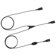Jabra Supervisor Y-Cord Ripartitore Cuffia con Disconnessione Rapida per Applicazioni VoIP e Networking