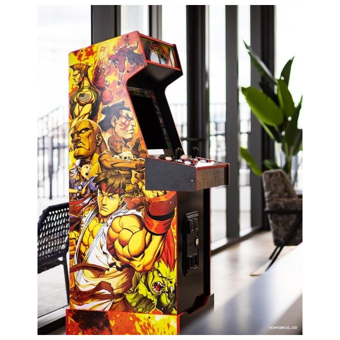 Arcade1up STF-A-202110 Capcom Legacy Yoga Flame Edition Cabinato Arcade 14 Giochi Wi-Fi Monitor 17'' colore Multicolore