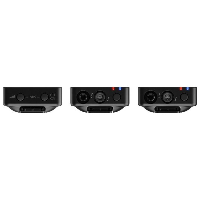 RØDE WIRELESS PRO Sistema Microfono Wireless a 2 Canali con Registrazione 32-Bit Float Timecode Integrato 260 m 2 Microfoni Lavalier Colore Nero