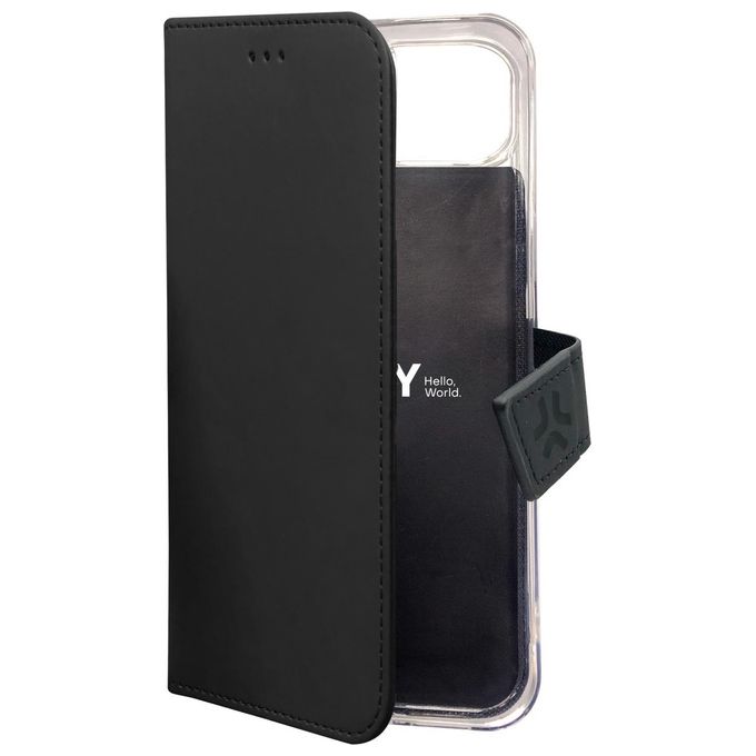 Celly Wally Case per iPhone 15 Plus Nero