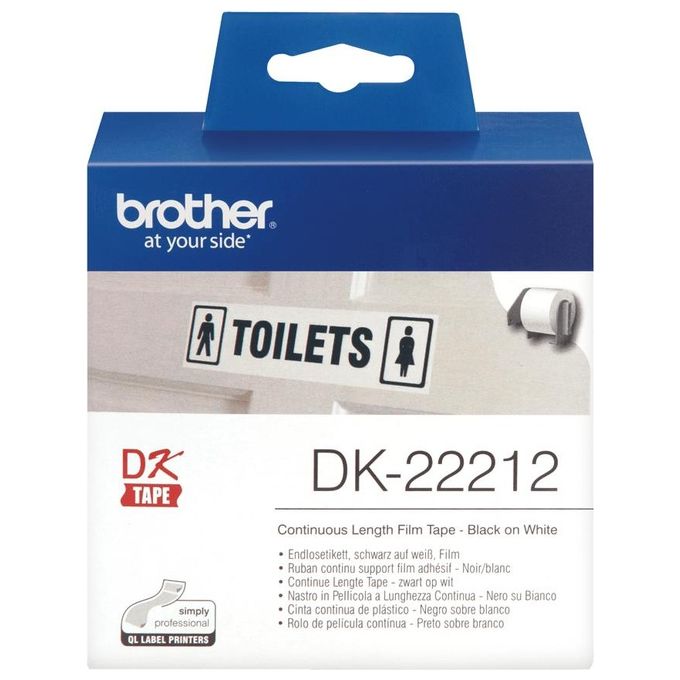 Brother Nastro Ades Pell Nero Bianco 62 Mm