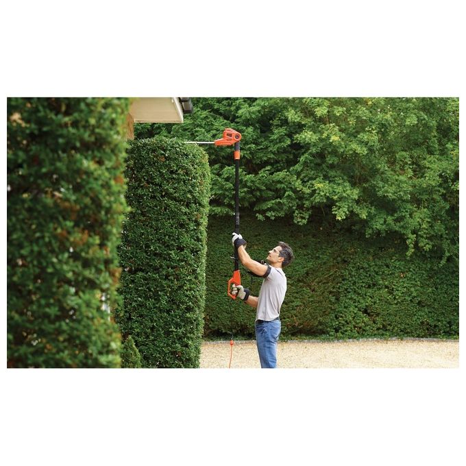 Black+Decker Tagliasiepi A Testa Orientabile 550W Ph5551-Qs