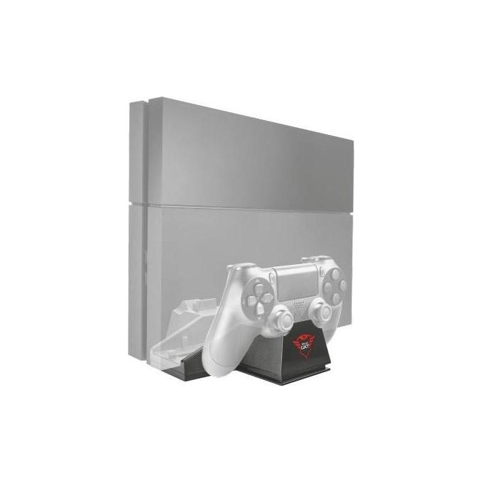 Trust Ventola di Raffreddamento Base e Dock Ricarica Duale per Console Playstation 4