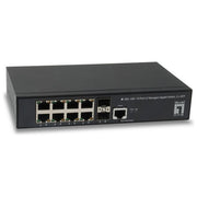 LevelOne GEL-1061 Switch Gestito L2 8 Porte Gigabit Ethernet 2 Slot SFP Rack 19U 20 Gbit-s colore Nero