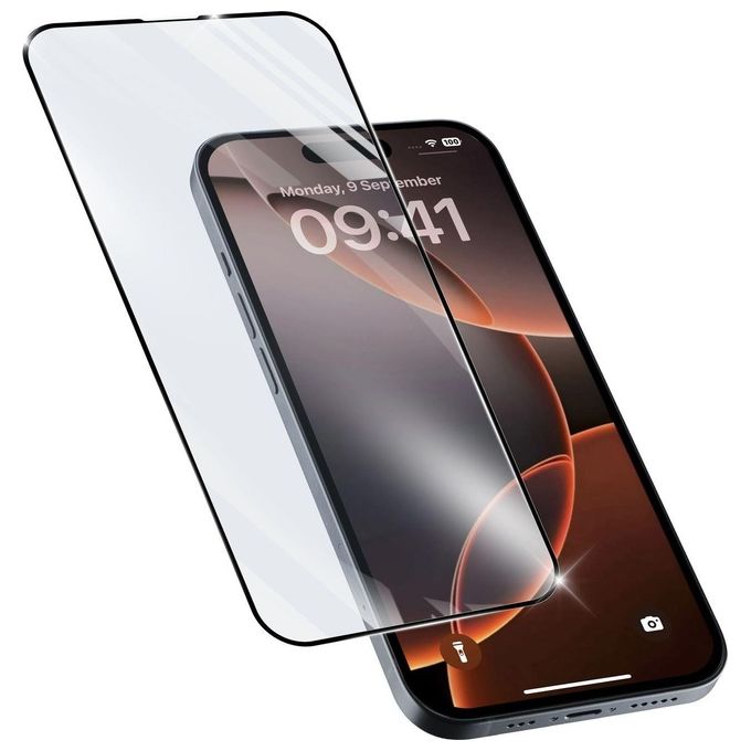Cellular Line Impact Glass Capsule per iPhone 16 Pro