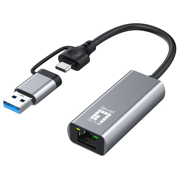 LevelOne USB-0423 Scheda di Rete e Adattatore Ethernet 2500 Mbit-s