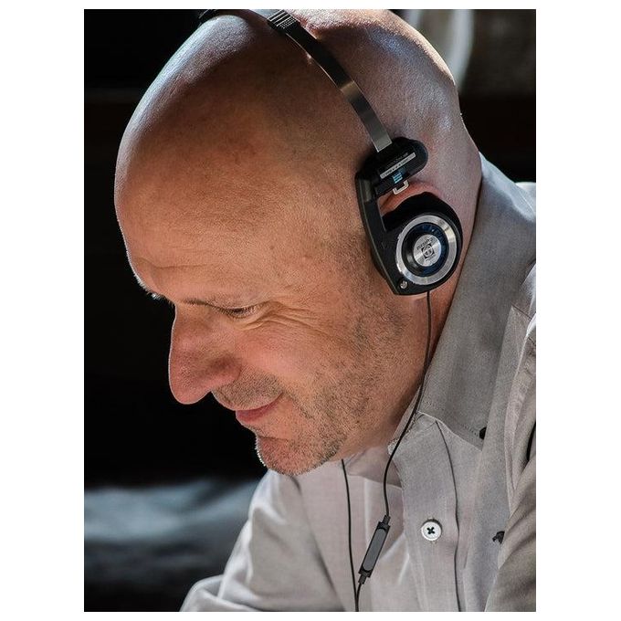 Koss Porta Pro Cuffie a Padiglione con Microfono Nero