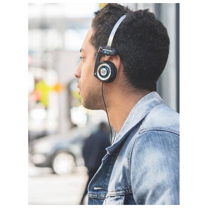 Koss Porta Pro Cuffie a Padiglione con Microfono Nero