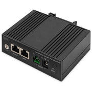 Digitus DN-651140 Splitter PoE Gigabit Ethernet Industriale 60W 10-100-1000 Mbit-s IEEE802.3bt 12V 4,25A colore Nero