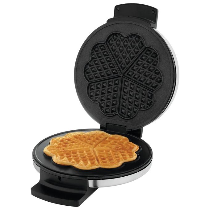 WMF 04.1521.0011 Lono Piastra per Waffle 5 Waffle 900 W con Rivestimento Antiaderente e Controllo Doratura colore Nero Cromo
