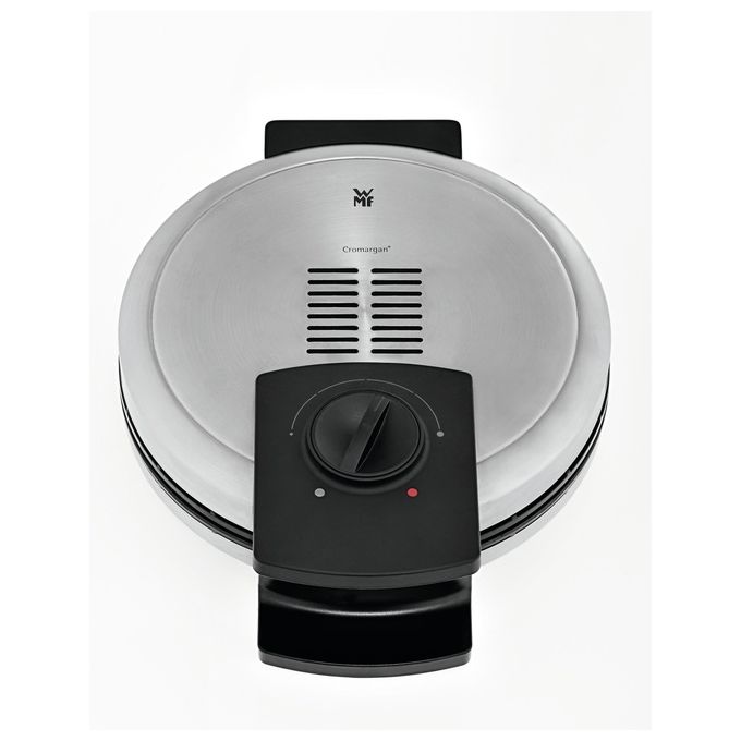 WMF 04.1521.0011 Lono Piastra per Waffle 5 Waffle 900 W con Rivestimento Antiaderente e Controllo Doratura colore Nero Cromo