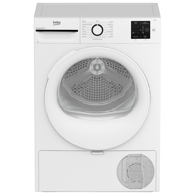 Beko BMT93EW NX Asciugatrice Pompa di Calore 9 Kg Classe D 15 Programmi 64 dB (84.6x59.8x60.7 cm) colore Bianco