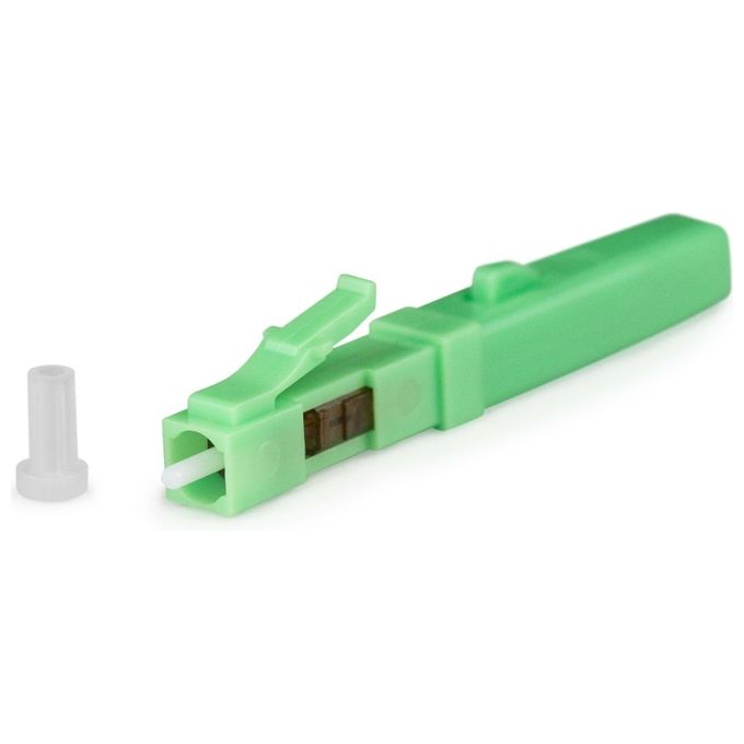 Digitus DN-FC-9101-APC Connettore Rapido di Campo LC APC Fibra Ottica Singlemode 9-125µm Ferula Ceramica 10 pezzi colore Verde