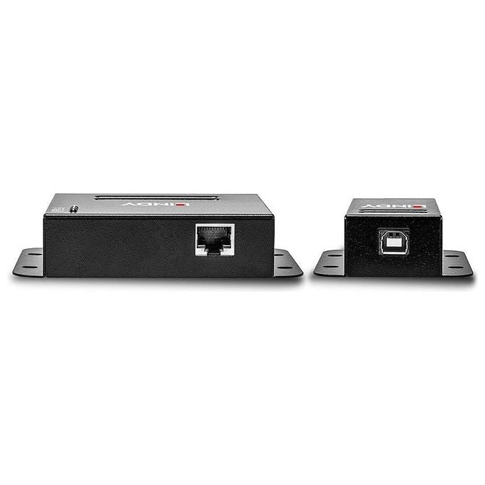 LINDY 42681 Extender USB 2.0 4 Porte fino a 50m con Power over Cable Cat5e Cat6 colore Nero